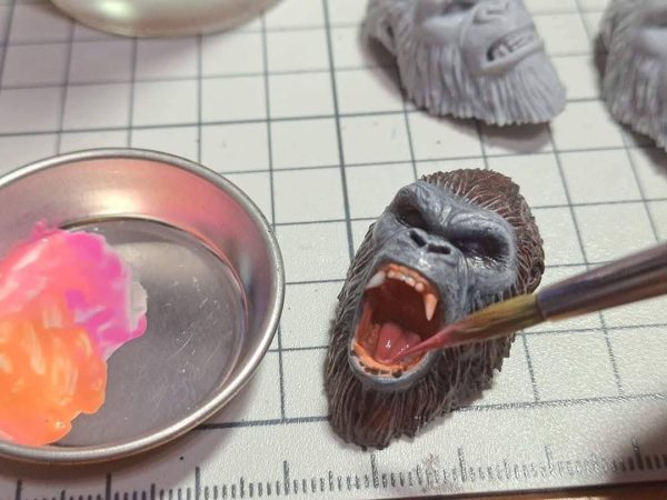 3D列印金剛頭雕塗裝