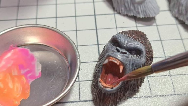 3D列印金剛頭雕塗裝