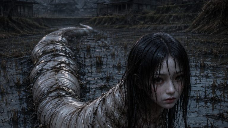 屍村蠕蟲女人頭設計